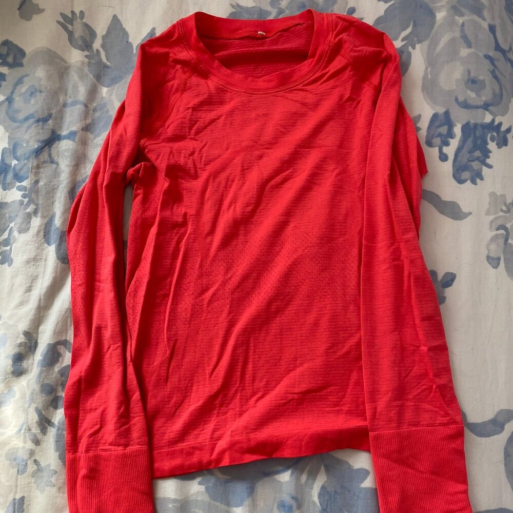 Lululemon Swiftly Tech Long-Sleeve Shirt 2.0 size 2